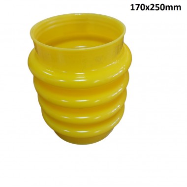 Кожух защитный вибротрамбовки гофра 250х170 KVA-109-0