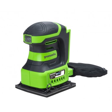 Виброшлифмашина аккумуляторная Greenworks G24SS14, без АКБ и ЗУ.-0