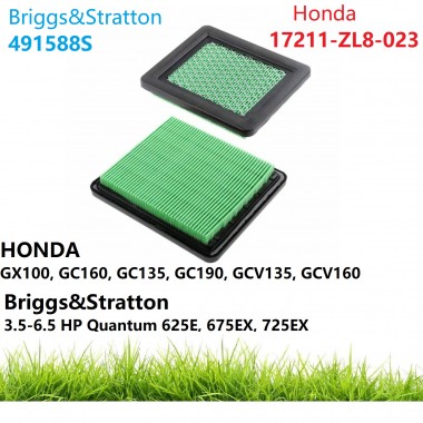 Воздушный фильтр для газонокосилок B&S 491588S Honda аналог-0