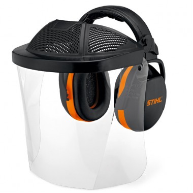Оснащение (маска) для защиты лица и слуха STIHL с щитком и наушниками 00008840565 Оснащение (маска) для защиты лица и слуха STIHL с щитком и наушниками 00008840565-0