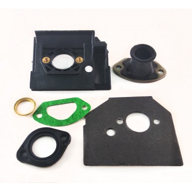 Переходник карбюратора 4500 комплект (3 прокладки + держатель стойки карбюратора + кольцо)-0