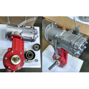 Коробка передач с редуктором для мотоблока 9 л.с. (с пониженной передачей)-0