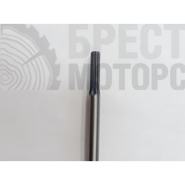 Вал мотокосы 9 шлицов диаметр 8 мм-0