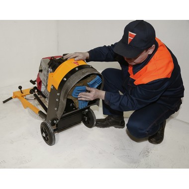 Мозаично-шлифовальная машина Сплитстоун GM-122G ( бензин, ширина 300 мм)-1