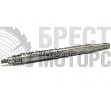 Главный вал КПП минитрактора 370 мм-0