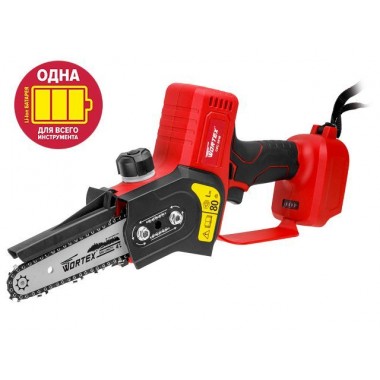 Аккумуляторная цепная мини-пила WORTEX CEC 2518 ALL1-0