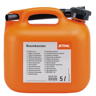 Канистра для бензина STIHL, оранжевая 5л 0000 881 0200 Канистра для бензина STIHL, оранжевая 5л 0000 881 0200-0