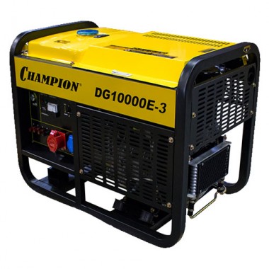 Дизельный генератор CHAMPION DG10000E-3 220/380В 11 кВт-0