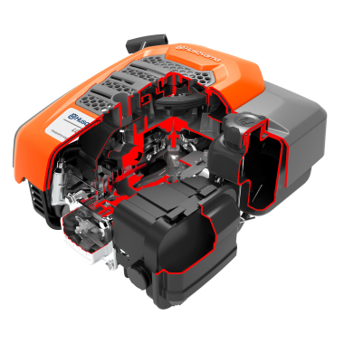 Двигатель для газонокосилок Husqvarna HS 123A 123см3 вал D=22,2 L=70/80-2