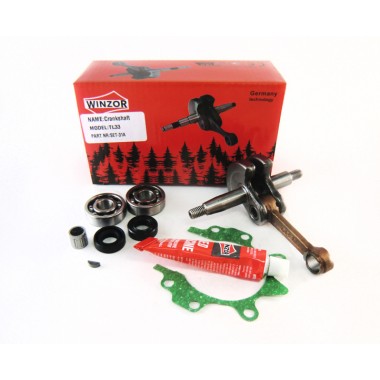 Коленвал китайской мотокосы BC360 (32-36 сс)-0