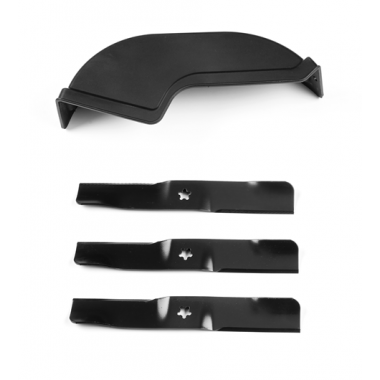 Комплект для мульчирования Z560X 966 44 47-01 ( 3 ножа, заглушка, шплинты)-0