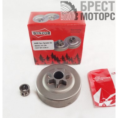 Барабан сцепления Husqvarna HU236 3/8x6 литой -0