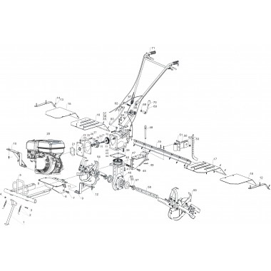 А-схема мотоблока 9-18 л.с.-1