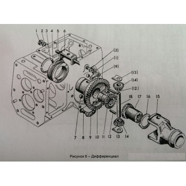 Шестерни коробки передач мотоблока МТЗ 05-09.-3