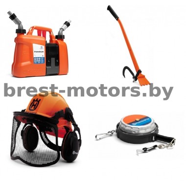 Шлем защитный Husqvarna Classic с сеткой и наушниками-1