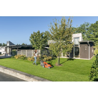 Газонокосилка аккумуляторная Husqvarna LC 141 LI (в комплекте с QC80 и BLi20)     -4