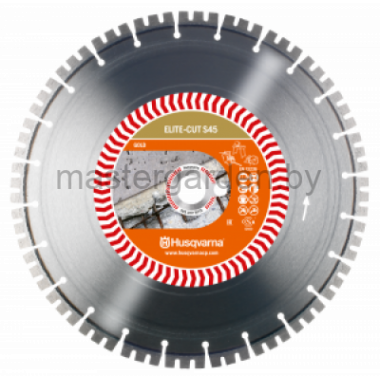 Диск алмазный Husqvarna ELITE-CUT S45 600 мм 25,4 (бетон)-0