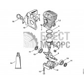 Цилиндр с поршнем STIHL MS 290 D46 