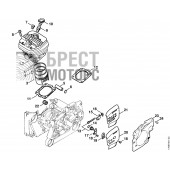 Цилиндр с поршнем STIHL MS 660 D54 новый образец