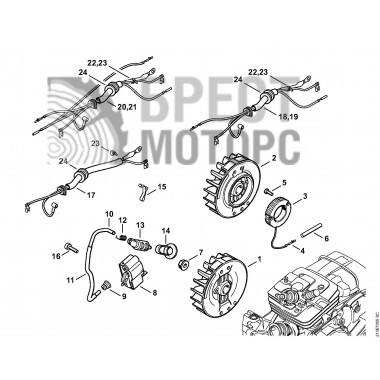 Маховик STIHL MS 361 11354001203, аналог Маховик STIHL MS 361 11354001203, аналог-1
