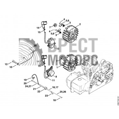 Маховик STIHL MS 230 250 1123 400 1203 аналог Маховик STIHL MS 230 250 1123 400 1203 аналог-1