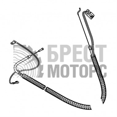 Трос управления дроссельной заслонкой STIHL FS120 250 400 450 41281801112 Трос управления дроссельной заслонкой STIHL FS120 250 400 450 41281801112-0