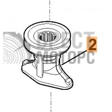 Втулка ножа газонокосилки STIHL/Viking MB 2.2 248 253 443 448 -0